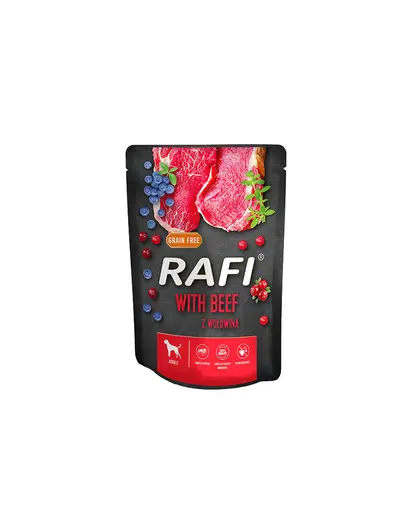 DOLINA NOTECI RAFI cu vita, hrana umeda caine 300 g