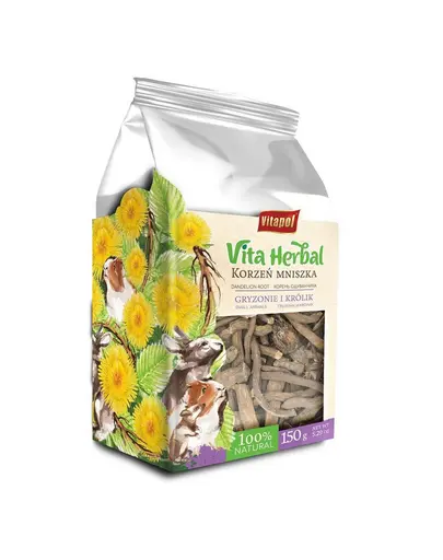 VITAPOL Vita Herbal Hrana suplimentara pentru rozatoare si iepuri, radacina de papadie 150 g