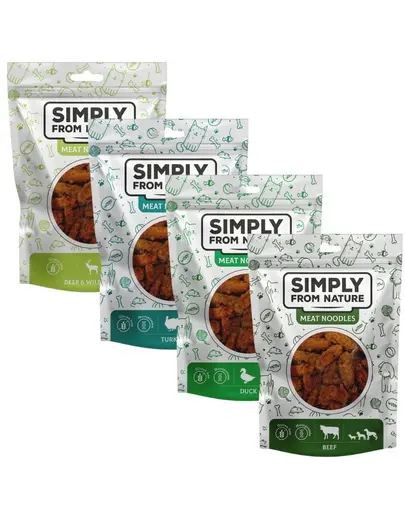 MPLY FROM NATURE Meat Noodles Mix recompense caini 4x80 g