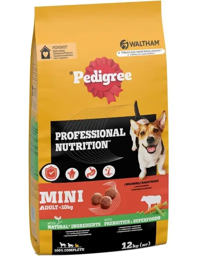 PEDIGREE Professional Nutrition Adult Mini vita si legume 12 kg hrana caini rase mici