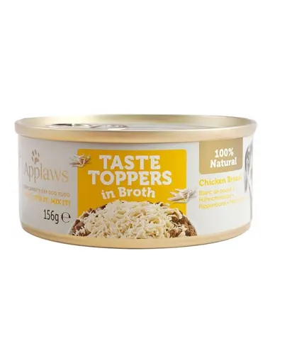 APPLAWS Taste Toppers Piept de pui in supa hrana complementara pentru caini 156 g