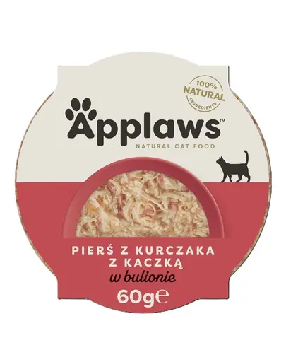 APPLAWS pentru pisici 60 g pui cu rata