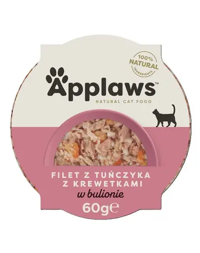 APPLAWS Hrana umeda pentru pisici cu creveti 60g