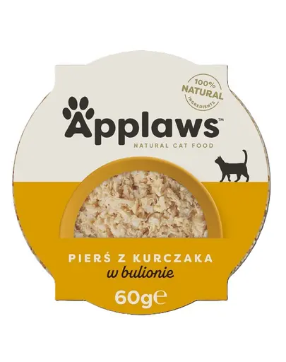 Hrana umeda pisici pui si orez APPLAWS 60 g