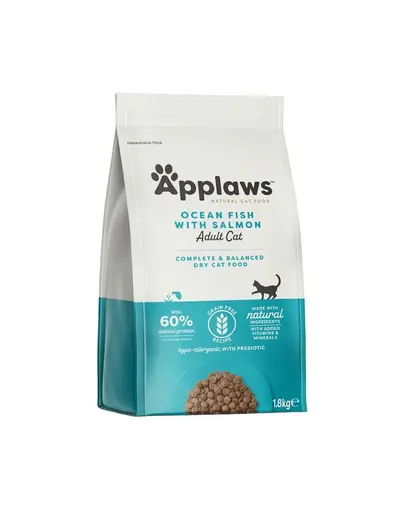APPLAWS Adult Ocean hrana uscata pentru pisici, peste oceanic si somon 1,8 kg