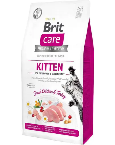 BRIT Care Cat Grain-Free Kitten Growth & Development hrana uscata pentru pui de pisica sau femele gestante 400 g