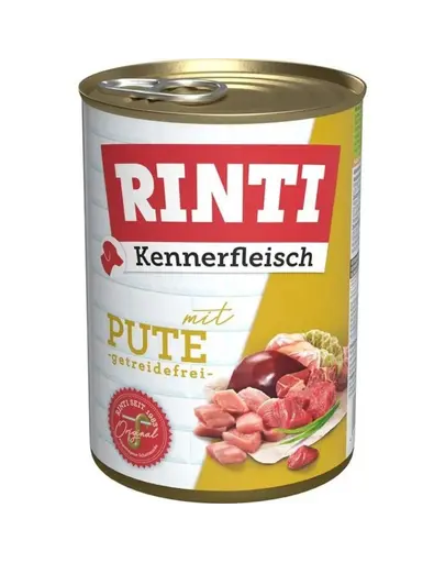 RINTI Kennerfleisch Turkey curcan 400 g hrana umeda pentru caini adulti