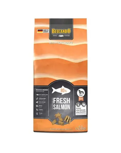 BELCANDO Mastercraft Fresh salmon Hrana uscata pentru caini adulti activi, cu somon 2,2 kg
