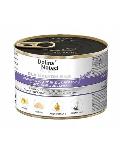 Hrana umeda junior caini talie mica DOLINA NOTECI Premium 24x185 g