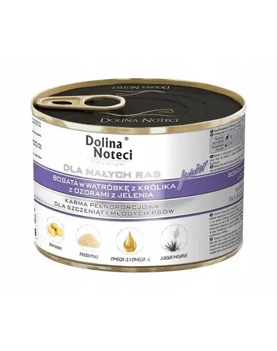 Hrana umeda junior caini talie mica DOLINA NOTECI Premium 12x185 g