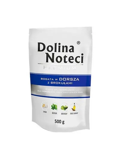 DOLINA NOTECI Premium Mix iepure si merisoare + cod si broccoli 20x500 g hrana umeda pentru caini
