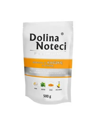 DOLINA NOTECI Premium Mix 20x500 g cod si broccoli + rata si dovleac hrana umeda pentru caini