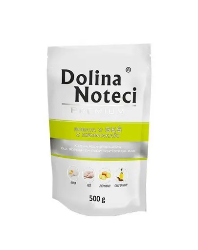 Hrana caini cu gasca multipack 12x500 g DOLINA NOTECI Premium gasca si cartofi