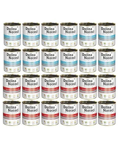 DOLINA NOTECI Mix vita si miel Premium conserve caini 24x800g