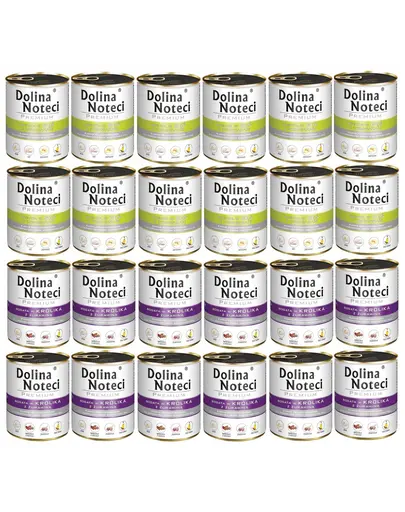 DOLINA NOTECI Mix arome Premium hrana caini 24x800g iepure cu merisoare si gasca cu cartof