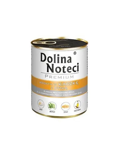 DOLINA NOTECI Premium Mix vita si rata cu dovleac 24x800 g hrana umeda pentru caini