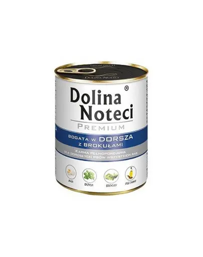 DOLINA NOTECI Premium Mix cod si broccoli si gasca cu cartofi 24x800 g hrana caini