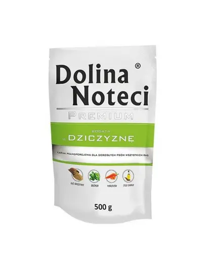 DOLINA NOTECI Premium Mix vanat si vita 20x500 g hrana umeda pentru caini