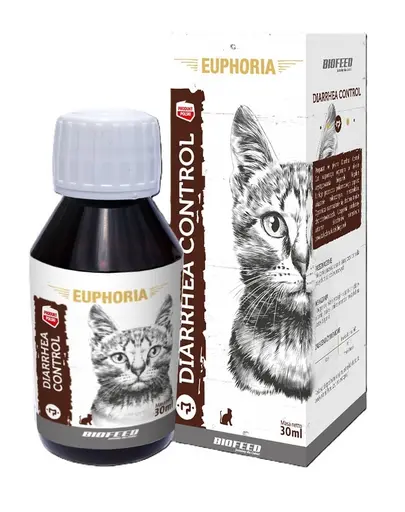 BIOFEED EUPHORIA Diarrhea Control 30 ml preparat anti-diareic pentru pisici