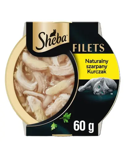 SHEBA Filets cu pui in sos 60 g hrana umeda pisici