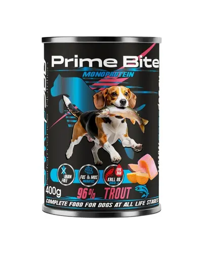 GAME DOG Prime Bite pastrav si cartof dulce 400g hrana caini