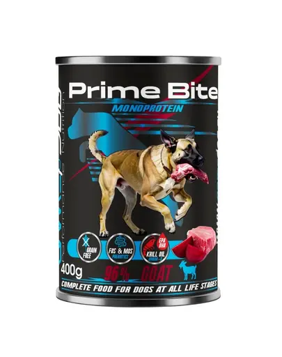 GAME DOG Prime Bite capra si sfecla 400g hrana umeda monoproteica pentrucaini sensibili