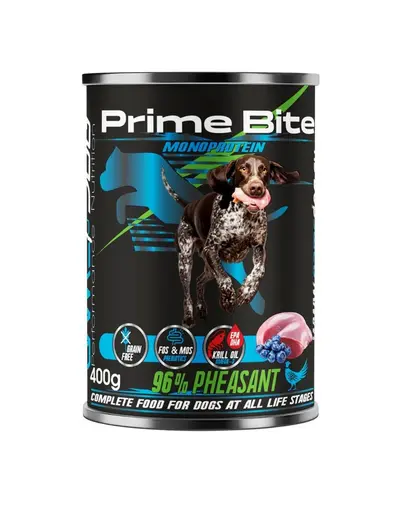 GAME DOG Prime Bite fazan si afine 400g hrana umeda caini toate varstele