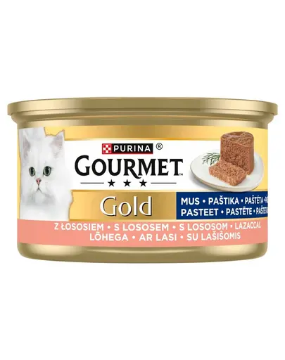 GOURMET Gold Mousse hrana umeda pisici somon 85 g