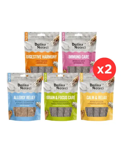 Recompense functionale caini pachet 5 beneficii DOLINA NOTECI Smart Chews 10x100 g