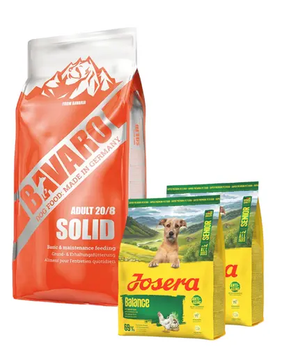 JOSERA Bavaro Solid Adult 20/8 18 kg + 2x900g hrana GRATIS