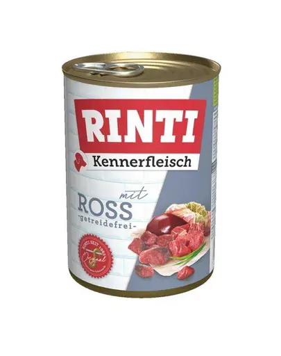 Hrana umeda caini sensibili carne de cal RINTI Kennerfleisch 400 g