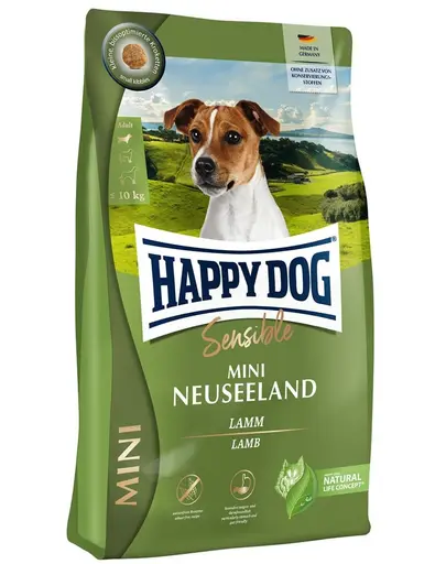 HAPPY DOG Sensible Mini New Zealand miel hrana uscata pentru caini sensibili 4kg