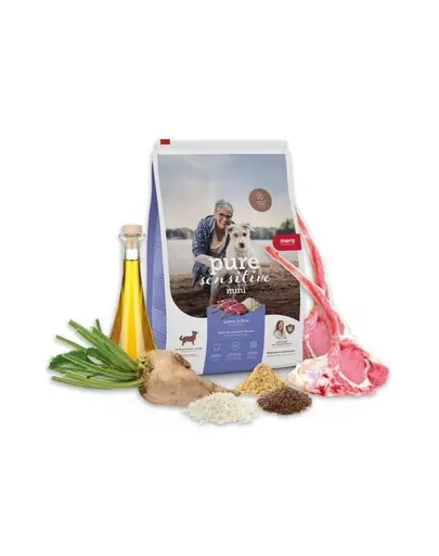 Hrana caini mici sensibili MERA Pure Sensitive Mini 4 kg miel & orez digestie usoara