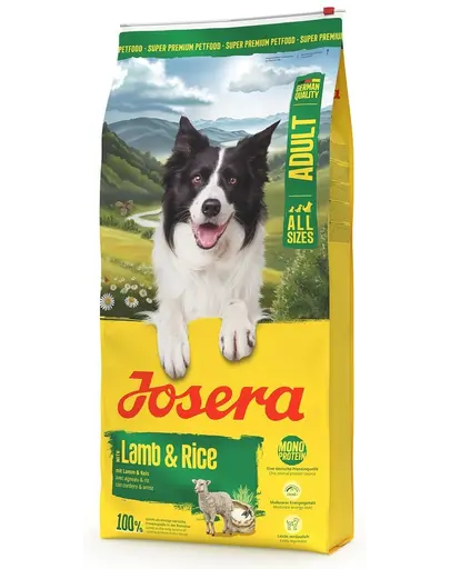 JOSERA Lamb and Rice Adult 2x12,5kg hrana cu miel monoproteica