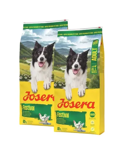 JOSERA Festival 2x12,5kg hrana caini pretentiosi, cu sos delicios
