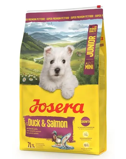 JOSERA Duck and Salmon Junior Mini 2x10 kg mancare caini rase mici, rata si somon
