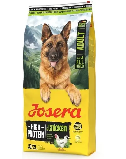 JOSERA High Protein Adult Chicken 12,5 kg hrana caine activ + 2x900g hrana GRATIS