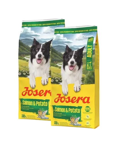 JOSERA Salmon and Potato Adult 2x12,5kg hrana fara cereale pentru caini cu digestie sensibila