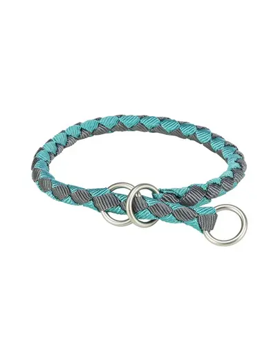 Zgarda caini pui reglabila XS TRIXIE Cavo 25–31 cm aqua/grafit