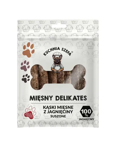 KUCHNIA SZEFA  Deliciu din carne de miel, 7 bucati recompense uscate pentru caini