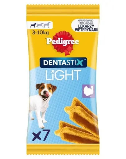 Recompense dentare caini talie mica Pedigree Dentastix Light S 7 buc
