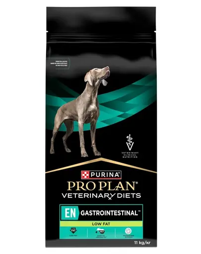 Hrana dietetica Low Fat pentru caini cu probleme digestive si hiperlipidemie PURINA PRO PLAN Veterinary Diets EN Gastrointestinal 11 kg