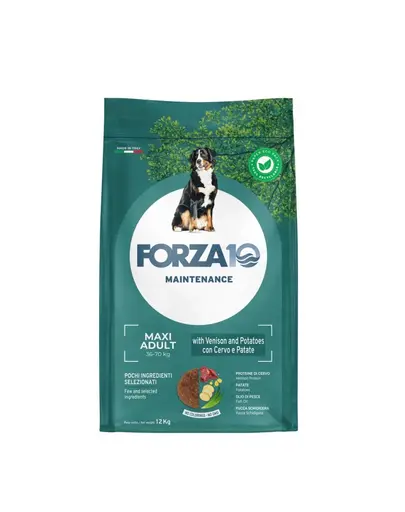 FORZA10 Maxi Adult Maintenance Venison Potato Hrana caini talie mare, cu caprioara si cartofi 12 kg