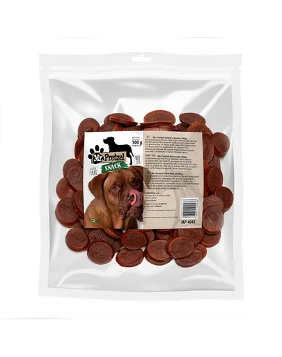 Recompense caini rondele carne de cal MR. PRETZEL 500g
