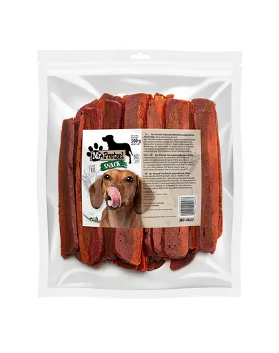 Recompense caini mix carne vita miel cerb pentru caini mofturosi MR. PRETZEL 500g