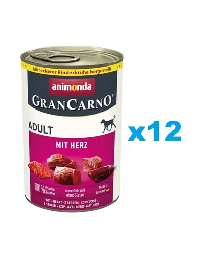ANIMONDA GranCarno Adult carne de vita si inima 12x400g