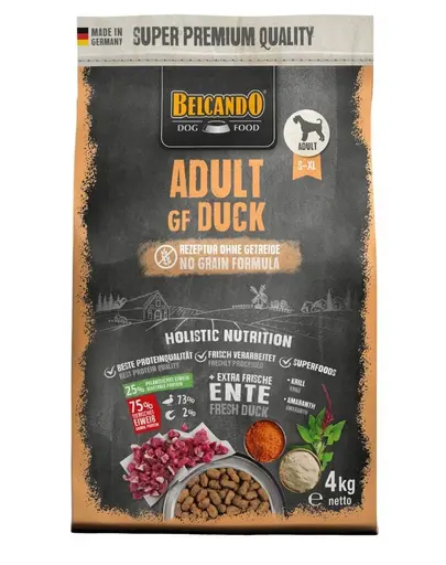 Hrana caini fara cereale rata BELCANDO Adult 4 kg