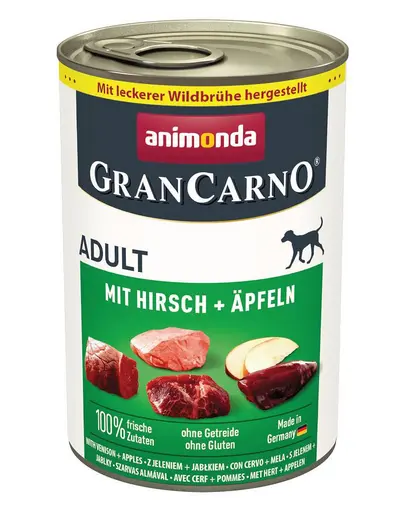 ANIMONDA GranCarno Adult hrana caini adulti 24x400 g porc, vanat si mar