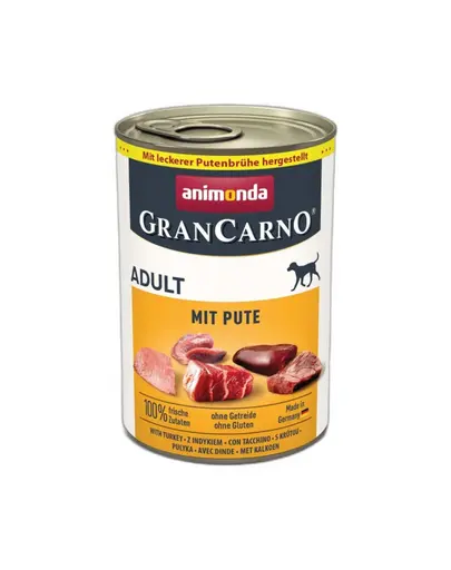 ANIMONDA GranCarno Adult curcan 24 x 400g conserva hrana caine