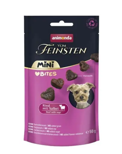 Recompense caini talie mica cu vita mini bites ANIMONDA 50 g